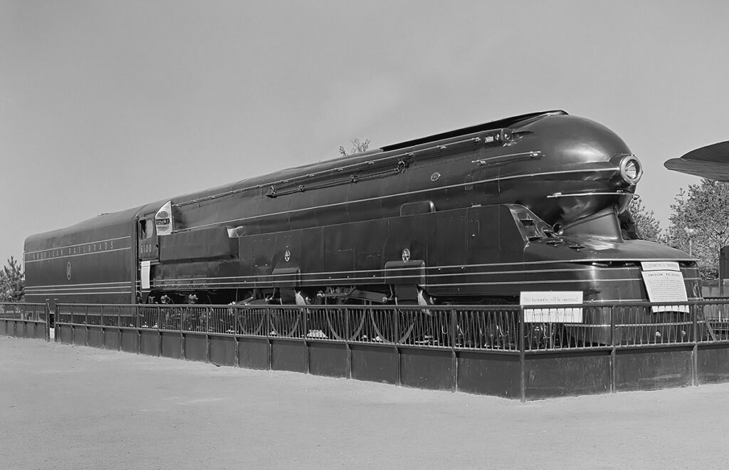 1939 : Pennsylvania Railroad Class S1 de Raymond Loewy, D.R